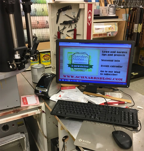 SHOWCloud on a desktop computer monitor